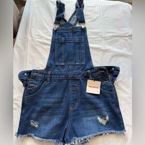 Superdown Blue Denim Overalls‎